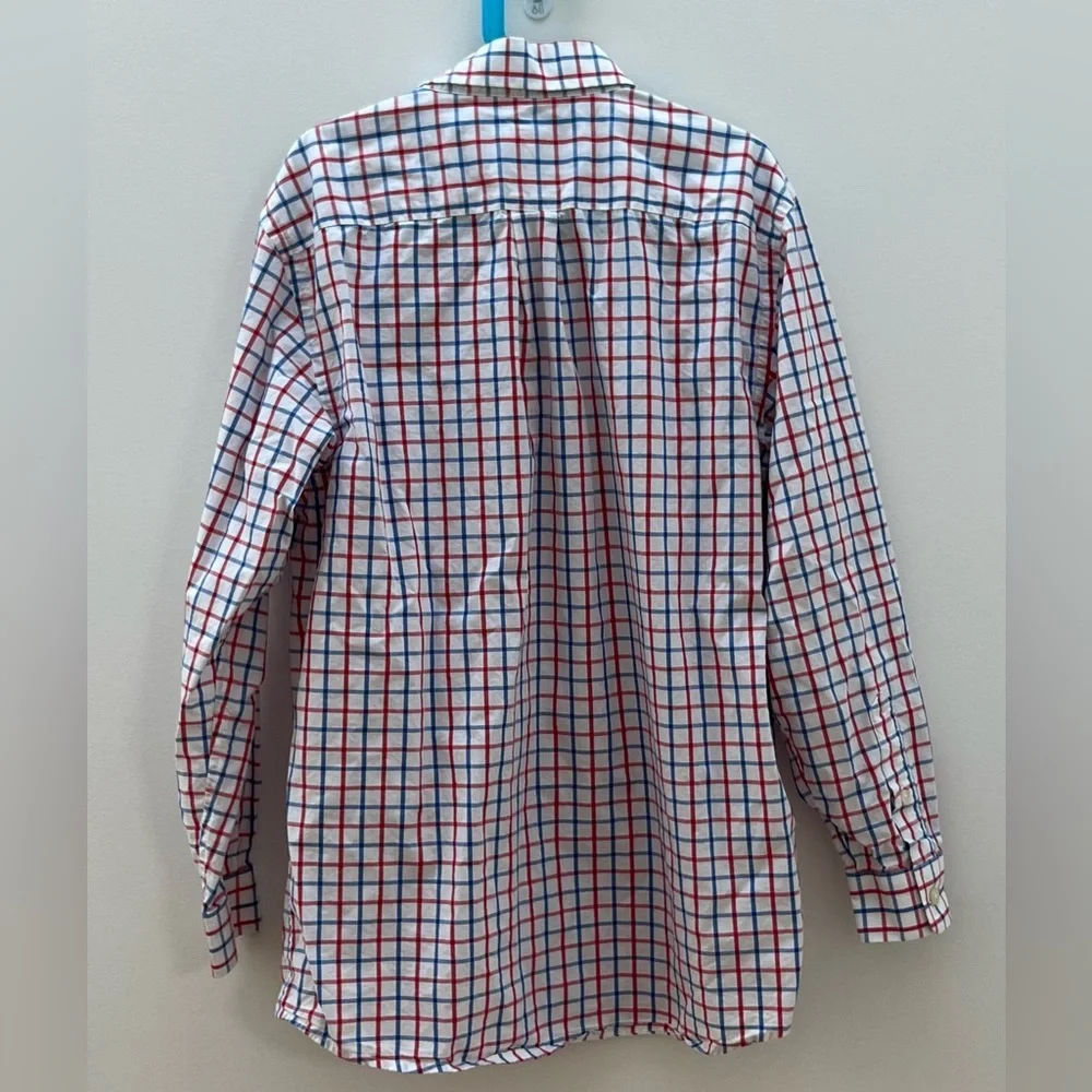 Like New Whale Shirt Button Down Vineyard Vines 100% Cotton Boys Medium - Picture 3 of 9
